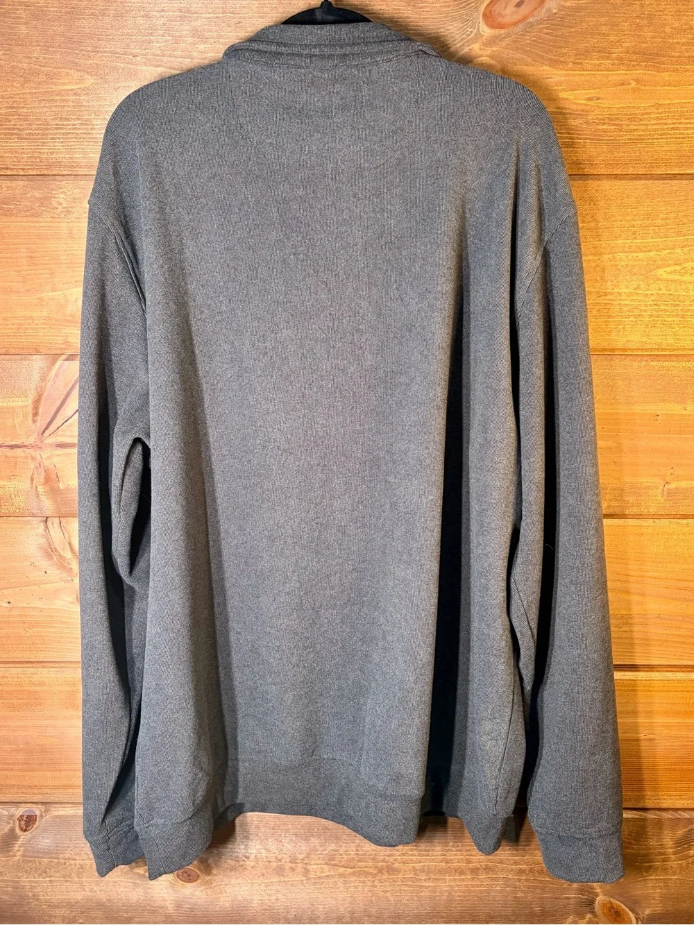 Kenneth Cole Men's Charcoal Gray Quarter Zip Pullover Size XL 🩶